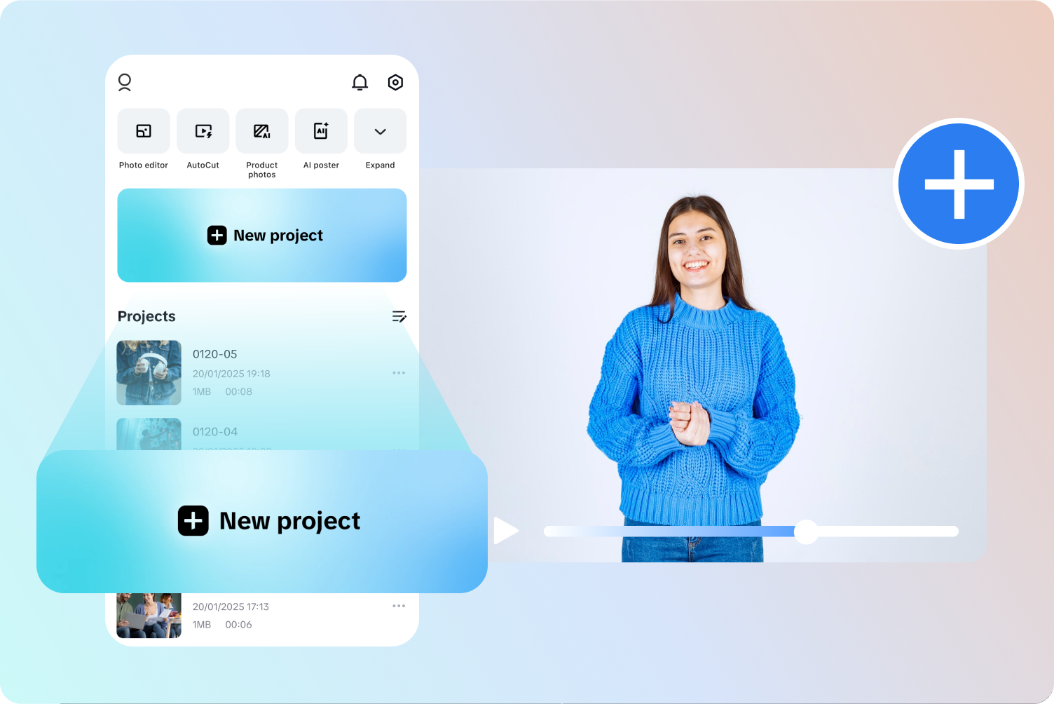 Імпортуйте своє відео
